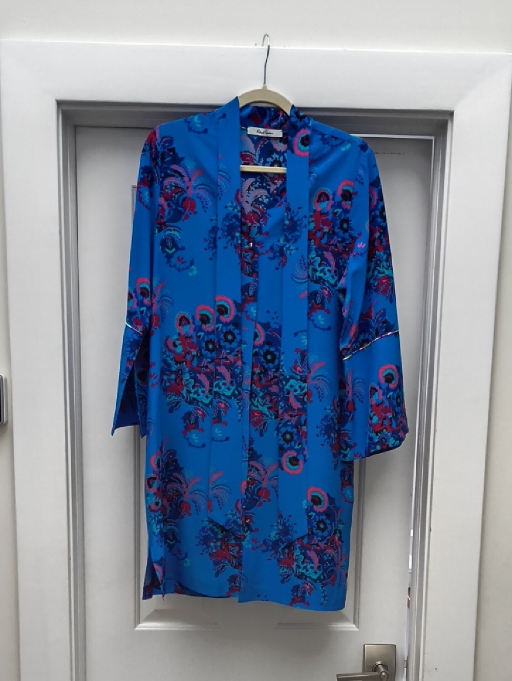 Robert Graham Blue Floral Mini Dress